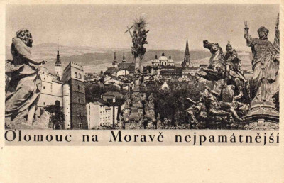 Pohlednice Olomouc na Moravě nejpamátnější