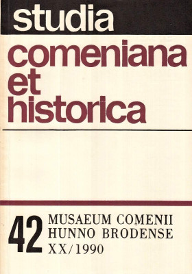 Studia Comeniana et historica 42