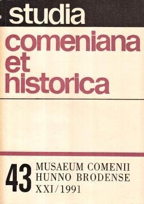Studia Comeniana et historica 43
