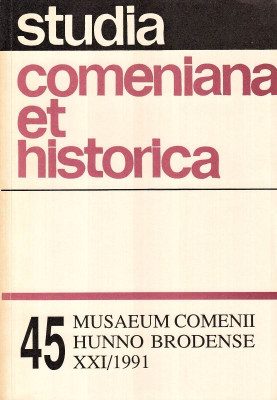 Studia Comeniana et historica 45