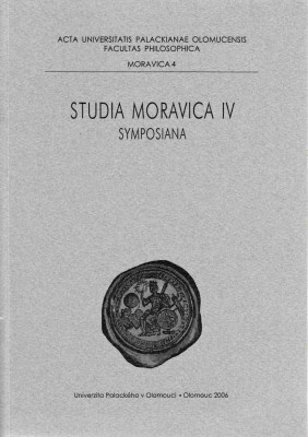 Studia Moravica IV Symposiana