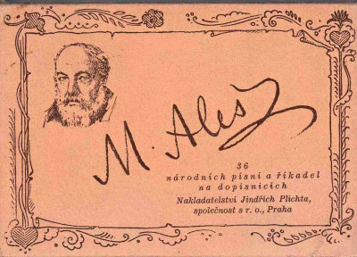 Mikoláš Aleš - 36 národních písní a říkadel na dopisnicích