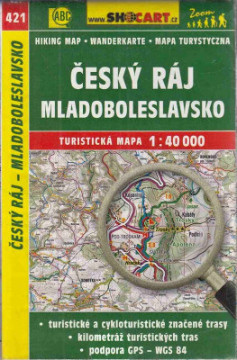 Turistická mapa 1:40 000 Český ráj, Mladoboleslavsko
