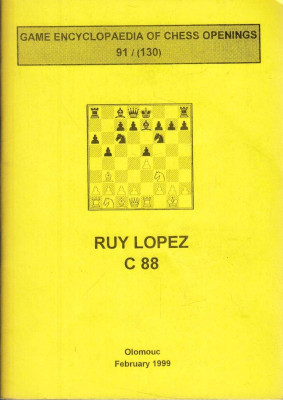 Game Encyclopaedia of Chess Openings 91 / (130) Ruy Lopez C 88