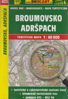 Turistická mapa 1:40 000 Broumovsko, Adršpach