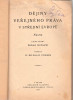 Dějiny veřejného práva v střední Evropě: Kniha první: Právo ústavní