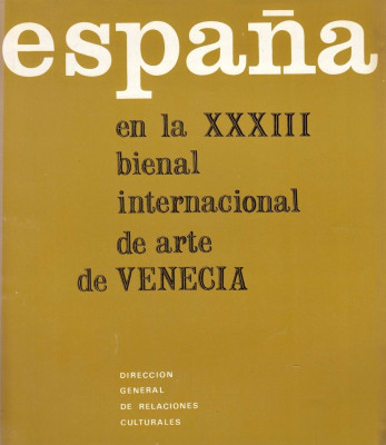 XXXIII. Biennale Venezia - Espana