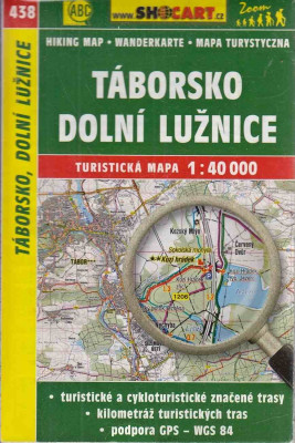 Turistická mapa 1:40 000 Táborsko, Dolní Lužnice