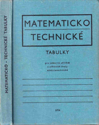 Matematicko-technické tabulky pro odborná učiliště a učňovské školy elektrotechnické