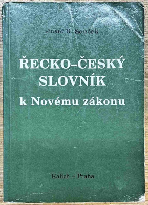 Řecko - český slovník k Novému zákonu 