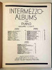 Intermezzo Album for Piano - Volume 1, 2 and 3