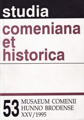 Studia Comeniana et historica 53