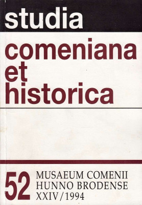 Studia Comeniana et historica 52