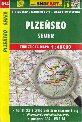 Turistická mapa 1:40 000 Plzeňsko sever