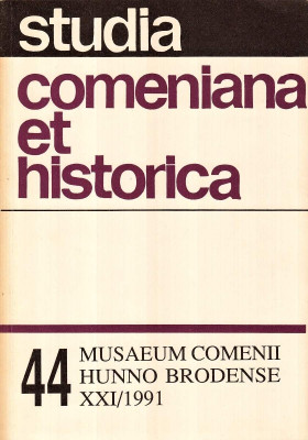 Studia Comeniana et historica 44