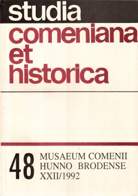 Studia Comeniana et historica 48