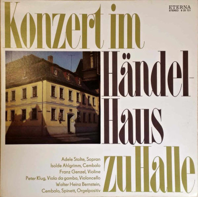 LP - Konzert Im Händel-Haus Zu Halle 