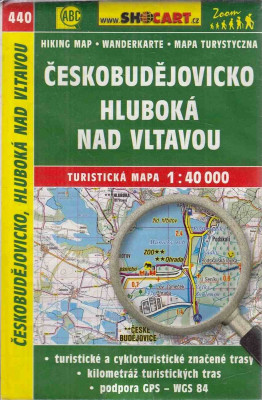 Turistická mapa 1:40 000 Českobudějovicko, Hluboká nad Vltavou