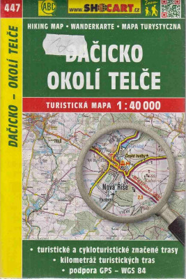 Turistická mapa 1:40 000 Dačicko, okolí Telče