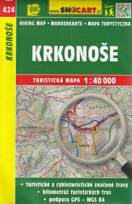 Turistická mapa 1:40 000 Krkonoše