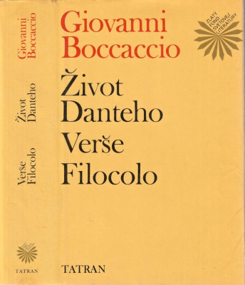 Život Danteho, Verše, Filocolo 