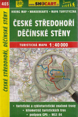 Turistická mapa 1:40 000 České středohoří, Děčínské stěny