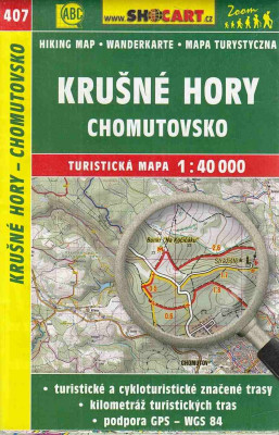 Turistická mapa 1:40 000 Krušné hory, Chomutovsko