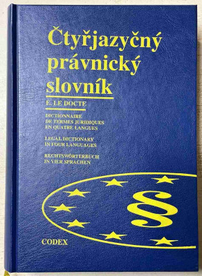 Čtyřjazyčný právnický slovník
