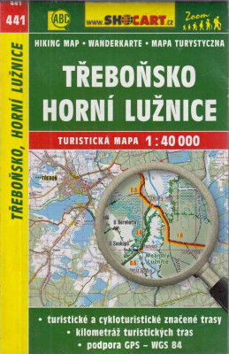 Turistická mapa 1:40 000 Třeboňsko, Horní Lužnice