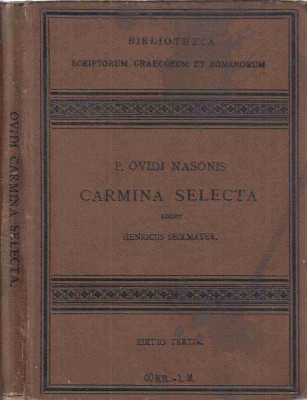 P. Ovidi Nasonis Carmina selecta