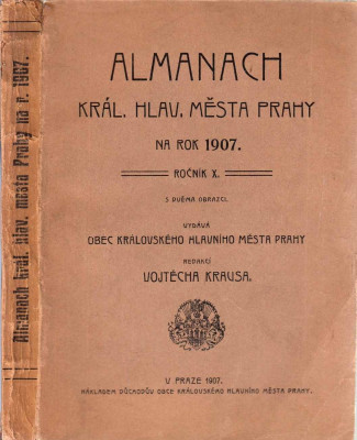 Almanach královského hlavního města Prahy na rok 1907