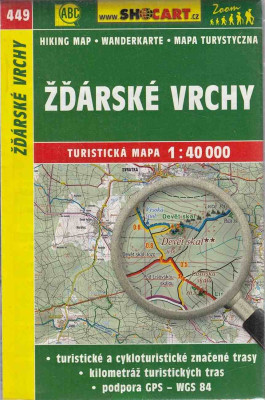 Turistická mapa 1:40 000 Žďárské vrchy