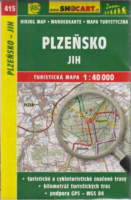 Turistická mapa 1:40 000 Plzeňsko jih