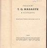 President T.G. Masaryk k učitelstvu 