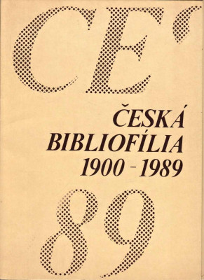 Česká bibliofília 1900-1989