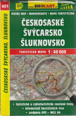 Turistická mapa 1:40 000 Českosaské Švýcarsko, Šluknovsko