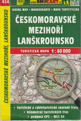 Turistická mapa 1:40 000 Českomoravské Mezihoří, Lanškrounsko