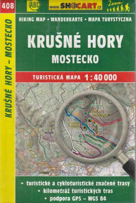 Turistická mapa 1:40 000 Krušné hory, Mostecko