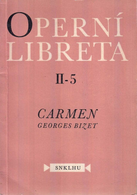 Operní libreta II-5 Carmen