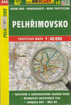 Turistická mapa 1:40 000 Pelhřimovsko