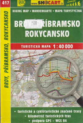 Turistická mapa 1:40 000 Brdy, Příbramsko, Rokycansko