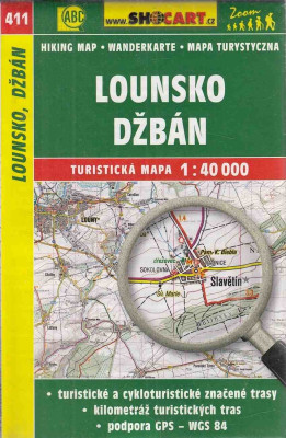 Turistická mapa 1:40 000 Lounsko, Džbán